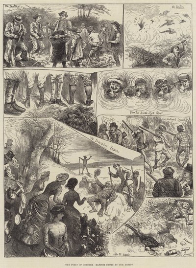 El primero de octubre, disparos aleatorios de Harry Furniss